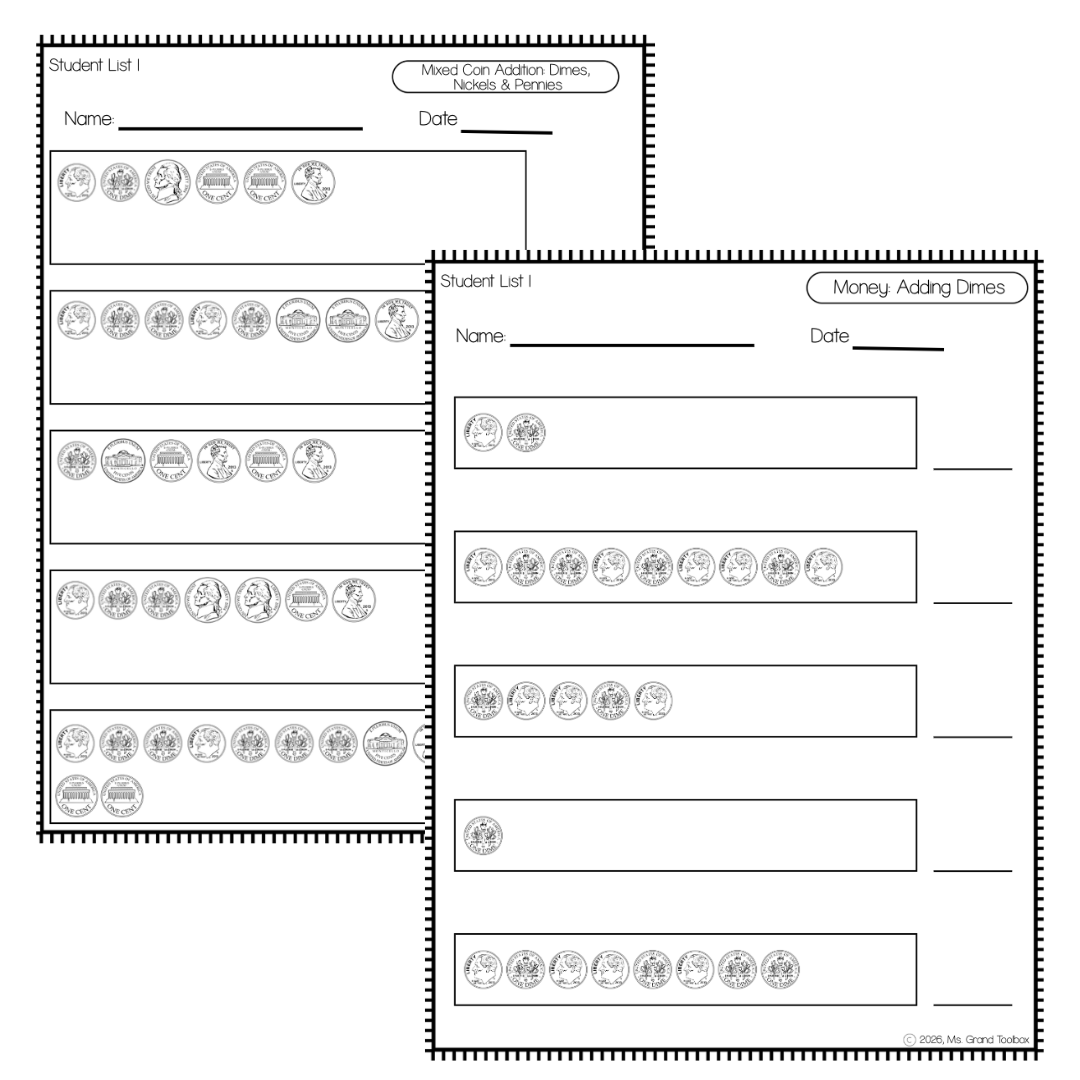 Making Cents of Math: Your Guide to Money Progress Monitoring – Ms ...